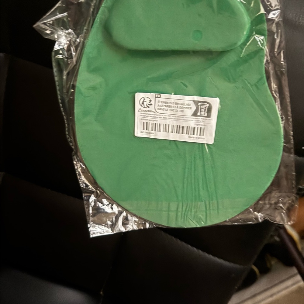 Green Avocado-Shaped Kitchen Mat